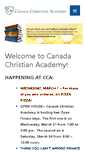 Mobile Screenshot of canadachristianacademy.org
